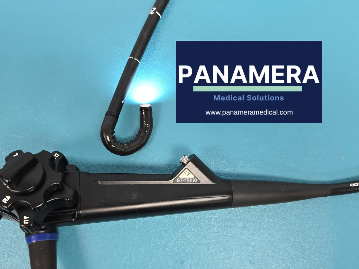 Olympus GIF-H180J gastroscope on the Panamera service bench