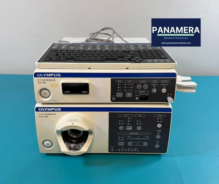 Olympus CV-190 / CLV-190 + MAJ-1921 — CV-190 processor with CLV-190 light source and MAJ-1921